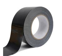 Rusoz Nastro Corazzato Extra Forte, 20 m X 50 mm Nastro Adesivo In Tessuto Nero Strappabile Nastro Telato Per Riparazioni Duct Tape Impermeabile Per Pipes, Carpets, Sigillatura, Riparazione
