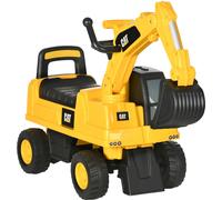 Ruspa Giocattolo CAT Escavatore Vano Contenitore Senza Batteria Giallo DecHome