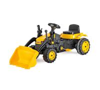 Ruspa per Bambini a Pedali con Pala di carico Gialla
