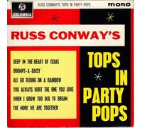RUSS CONWAY - RUSS CONWAYS TOPS IN PARTY POPS VINYL 7" 6 TRACK EP 1961