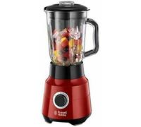 Russell Hobbs Frullatore, [Smoothie] Mixer per Succhi & Pappe (Caraffa in vetro da 1,5L, 2 velocità & impostazioni a impulsi, Lame in acciaio inox, Senza BPA, Potenza massima 850W) Desire 27120-56