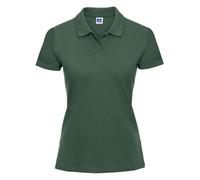 Russell 569F Donne Classico Cotton Manica Corta Piqu Misura Polo