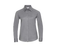 Russell 932F Donna Manica Lunga Easy Care Cotton Misto Oxford Camicia Camicetta