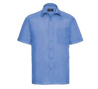 Russell 935M Camicia A Maniche Corte Facile Da Curare In Popeline Con Collo