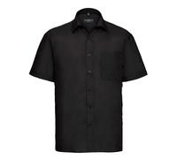 Russell 935M Camicia A Maniche Corte Facile Da Curare In Popeline Con Collo