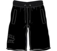 Russell Athletic A00901-IO-099 Logo Embossed Shorts Uomo Pantaloncini Black Taglia M