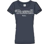 Russell Athletic A11382-OB-155 VC-S/S Crewneck Tee Shirt Donna T-Shirt Ombre Blue Taglia L