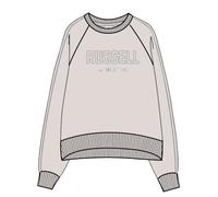 Russell Athletic A21422-PP-057 CREWSWEAT Donna Maglia Lunga Pastel Parchment Taglia M