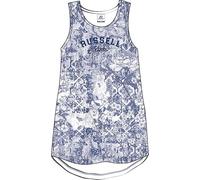 Russell Athletic A21561-IM-184 DM-Sleeveless Printed Tank Donna Canotta Indaco Marl Taglia M