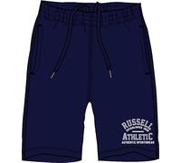 Russell Athletic A30091-NA-190 Rea 1902-SHORTS Uomo Pantaloncini Navy Taglia M