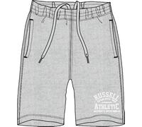 Russell Athletic A30091-VK-091 Rea 1902-SHORTS Uomo Pantaloncini New Grey Marl Taglia L