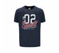 Russell Athletic A30101-OB-155 02RA-S/S Crewneck Tee Shirt Uomo T-Shirt Ombre Blue Taglia XXL