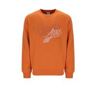 Russell Athletic A30192-HP1-365 Ice Water-Crewneck Sweatshirt Uomo Maglia Lunga Harvest Pumpkin Taglia L