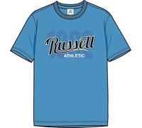 Russell Athletic A30231-AB1-134 1902RA-S/S Crewneck Tee Shirt Uomo T-Shirt Azure Blue Taglia M