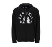 Russell Athletic A30272-IO-099 Case-Zip Through Hoody Uomo Felpa con Cappuccio Black Taglia S