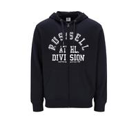 Russell Athletic A30272-NA-190 Case-Zip Through Hoody Uomo Felpa con Cappuccio Black Taglia S