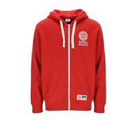 Russell Athletic A30402-ML-411 ATH-Zip Through Hoody Uomo Felpa con Cappuccio Collegiate Grey Marl Taglia S