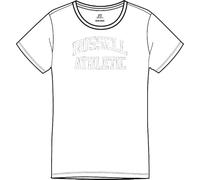 Russell Athletic A31101-UW-001 BLY-S/S Crewneck Tee Shirt Donna T-Shirt White Taglia M