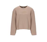 Russell Athletic A31202-N6-521 Judi-Box Line - Crew Neck Sweat Donna Maglia Lunga Pearl Taglia XS
