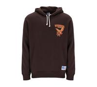 Russell Athletic E36382-SN-562 Barry-Pull Over Hoody Uomo Felpa con Cappuccio Black Taglia L