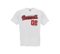 RUSSELL ATHLETIC Justice S/S Crewneck Tee - T-Shirt a Maniche Corte Uomo, Comoda e Versatile