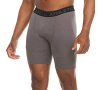 Russell Athletic Mens Dri-Power 6 Inch Compression Short, Black Heather, XX-Large