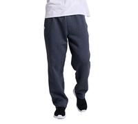 Russell Athletic Men's Dri-Power Open Bottom Sweatpants with Pockets, Black Heather, Medium