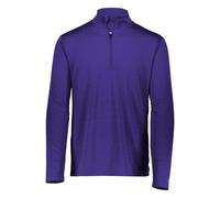 Russell Athletic Men's Lightweight Performance 1/4 Zip, Purple, S