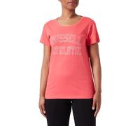 Russell Athletic S/S Crewneck Tee Shirt T, Rosso-Fiery Red, S Donna