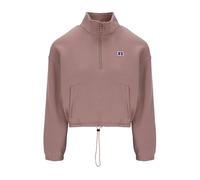 Russell Athletic ZARE-Cropped Half Zip Sweatshi Felpa
