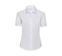 RUSSELL Camicia LADIES' SHORT SLEEVE OXFORD SHIRT Da Donna Mezza Manica Pince