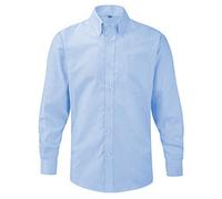 Russell - Camicia Manica Lunga Classica - Uomo (Collo 47cm, Petto 117-122cm) (Blu Oxford)