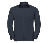 Russell - Camicia Manica Lunga in Popeline Classica - Uomo (BC1027)