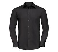 Russell - Camicia Manica Lunga Taglio Stretto in Popeline - Uomo (BC1018)