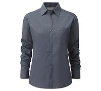 Russell - Camicia Maniche Lunghe - Donna (XXL) (Grigio convoglio)