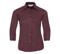 Russell - Camicia Maniche Tre Quarti Casual da Lavoro - Donna (BC1030)