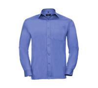 RUSSELL Camicia MAN'S LONG SLEEVE PAPLIN SHIRT Manica Lunga Uomo Colletto Stecca