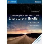 Russell Carey Cambridge IGCSE® and O Level Literature in English Cou (Tascabile)