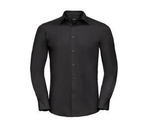 Russell Collection Camicia Conforme alla Taglia Manica Lunga Uomo (PC5725)