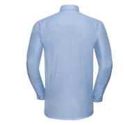 Russell Collection Camicia da uomo a maniche lunghe Oxford R-932M-0 - Camicia da