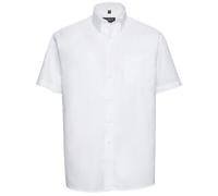 Russell Collection Camicia Facile Manutenzione Maniche Corte Uomo (RW9389)