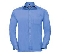 Russell Collection Camicia Formale Facile Manutenzione Manica Lunga (PC5750)