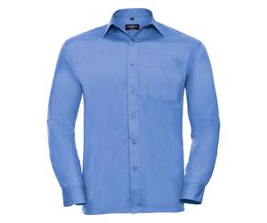 Russell Collection Camicia Formale Facile Manutenzione Manica Lunga (PC5750)