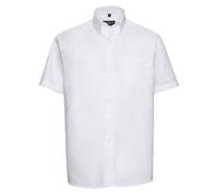 Russell Collection Oxford Camicia Facile Manutenzione Maniche Corte (RW9663)