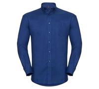 Russell Collection Oxford Camicia Formale Facile Manutenzione Manica (PC5835)