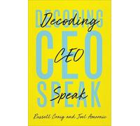 Russell Craig Joel Amernic Decoding CEO-Speak (Copertina rigida)