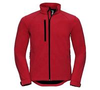 Russell - Giacca softshell - fino a 4 x l, Uomo, Russell - Soft Shell Jacket - bis 4XL, rosso classico, M