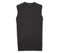 Russell - Gilet Scollo V - Uomo (XXXL) (Nero)