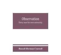 Russell Herman Conwell Observation (Tascabile)