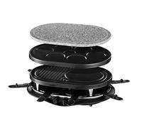 Russell Hobbs Bistecchiera 21000-56 – Piastre in pietra e metallo, 1200 W, Nero